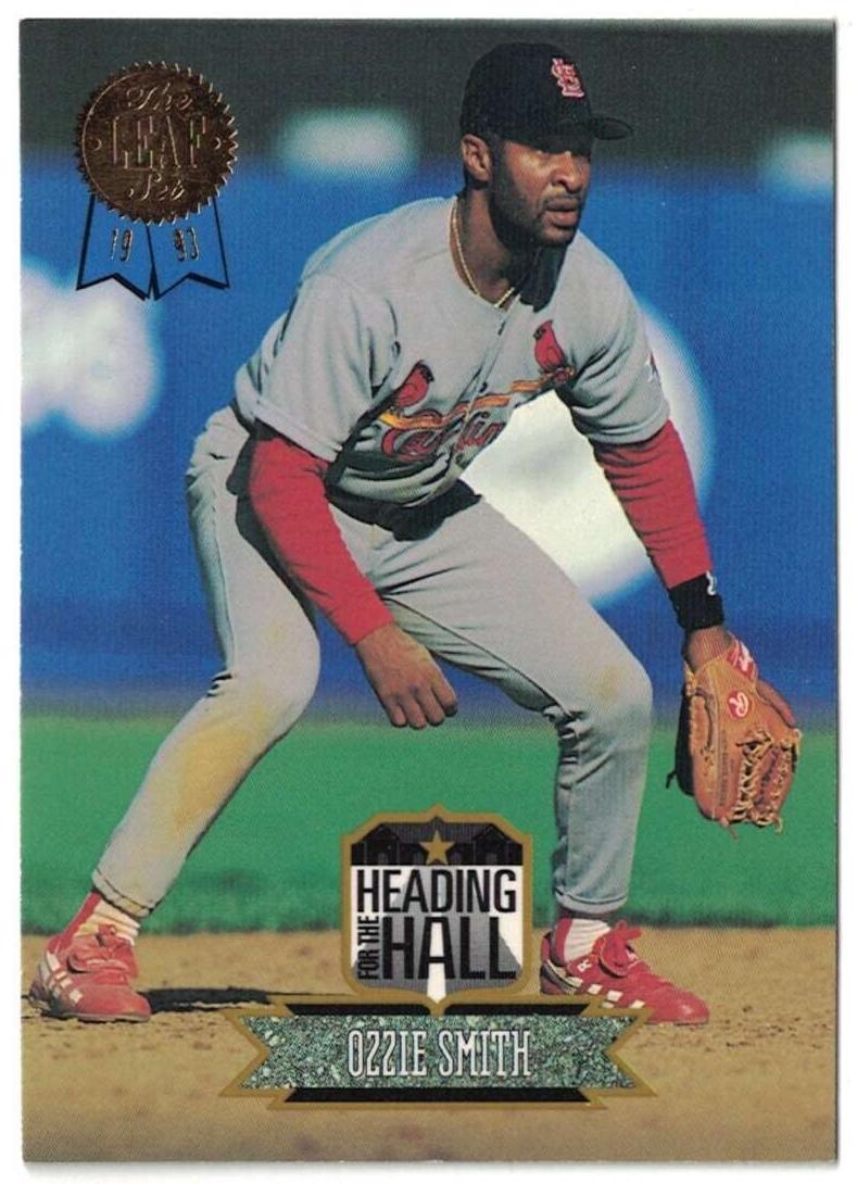1993 Leaf Heading for the Hall Ozzie Smith #10 card