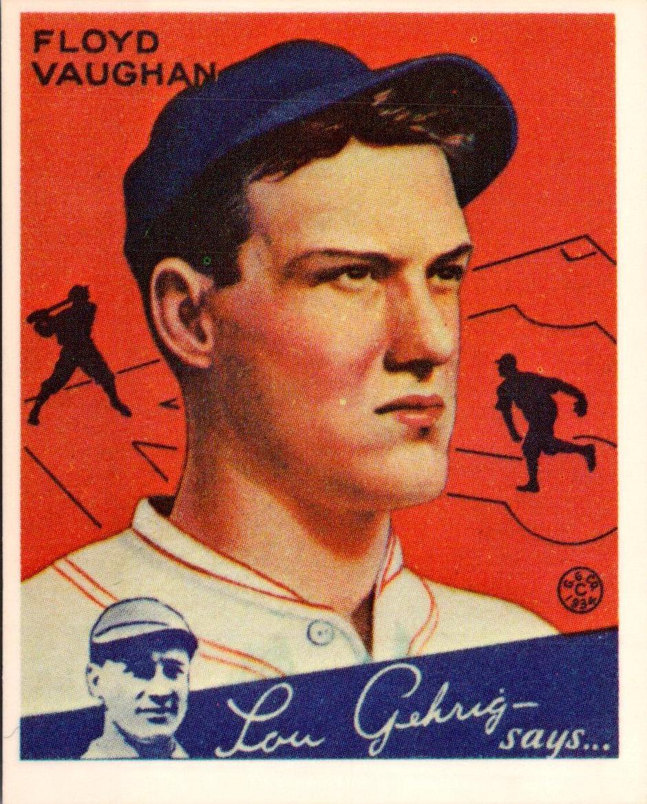 1934 Floyd Vaughan #22