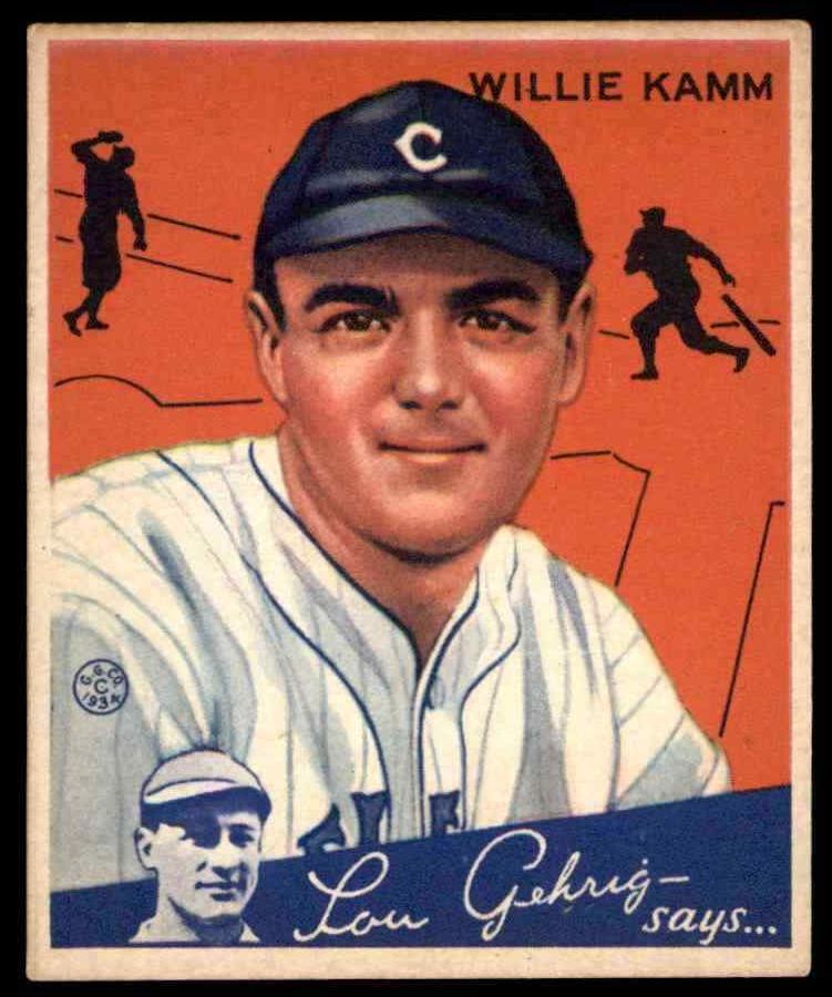 1934 Willie Kamm #14