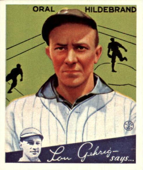 1934 Oral Hildebrand #38