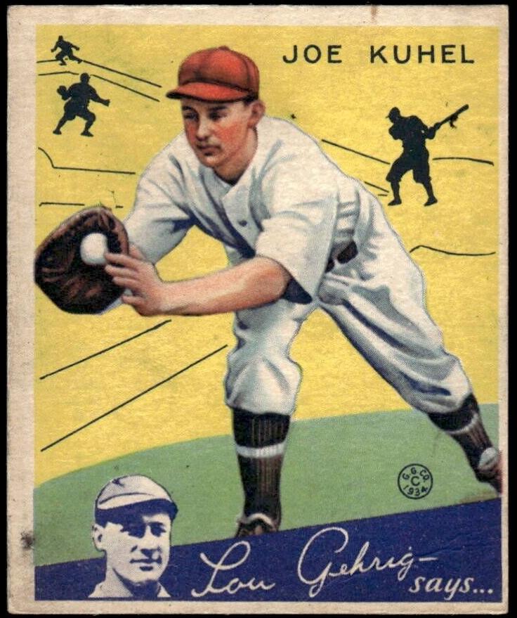 1934 Joe Kuhel #16