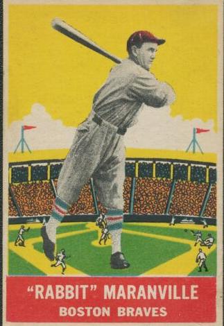 1933 R333 DeLong Gum Rabbit Maranville #13 card