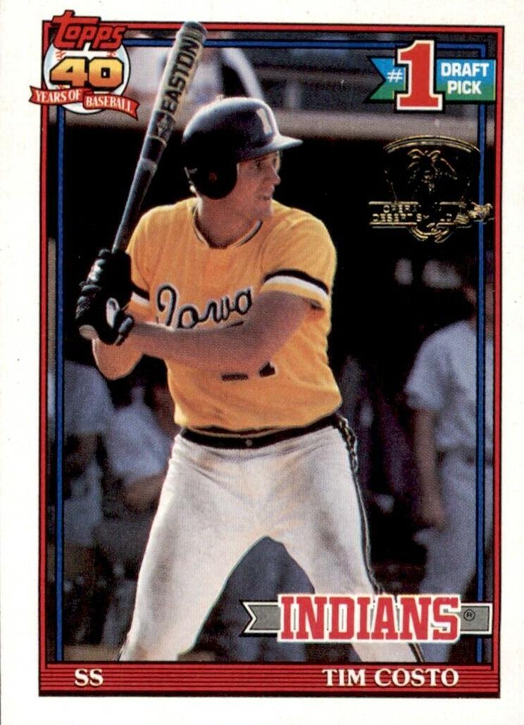 1991 Topps Tim Costo #103 card