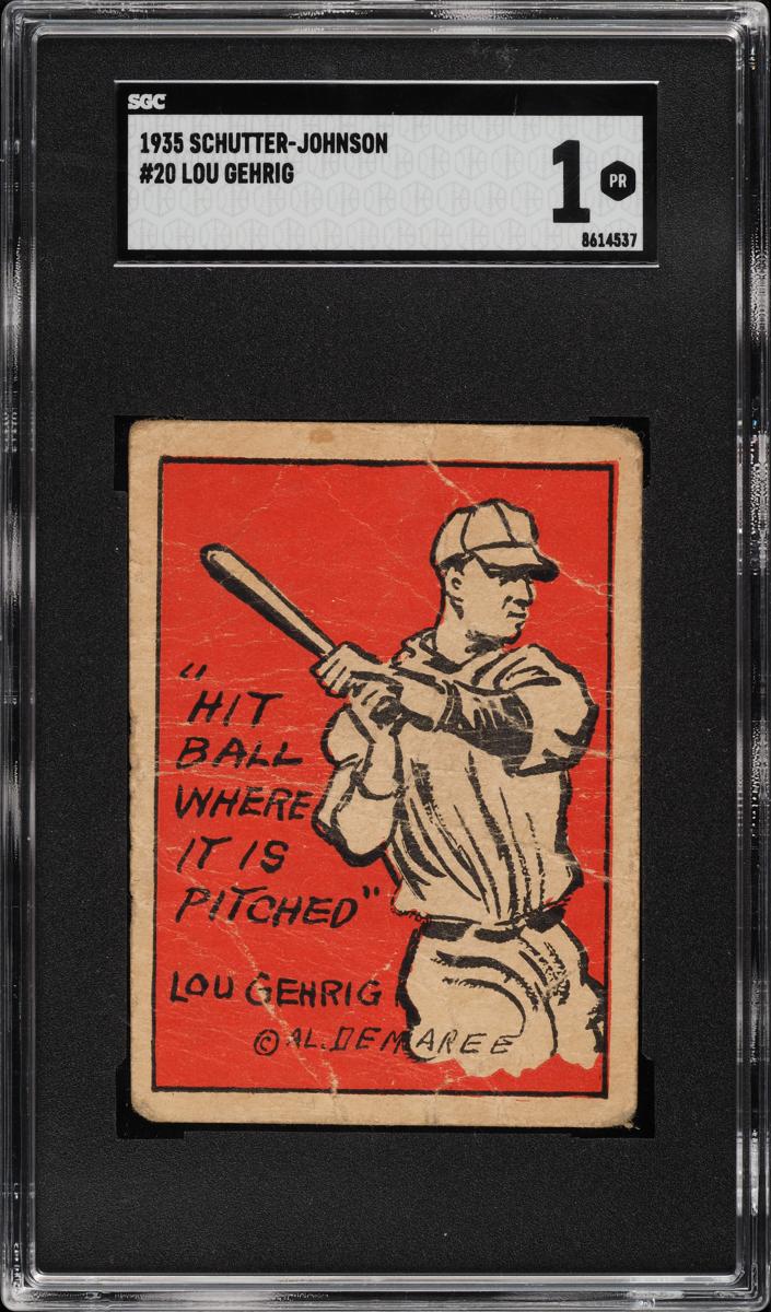 1935 Lou Gehrig #20