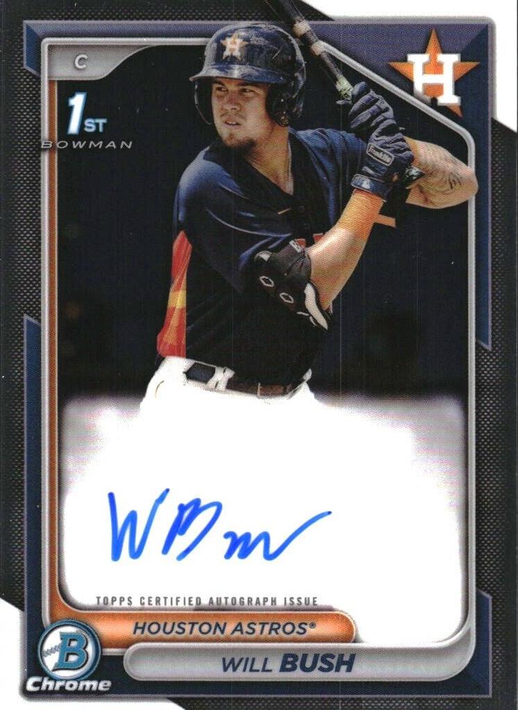 Will Bush 2024 Bowman Chrome Baseball card