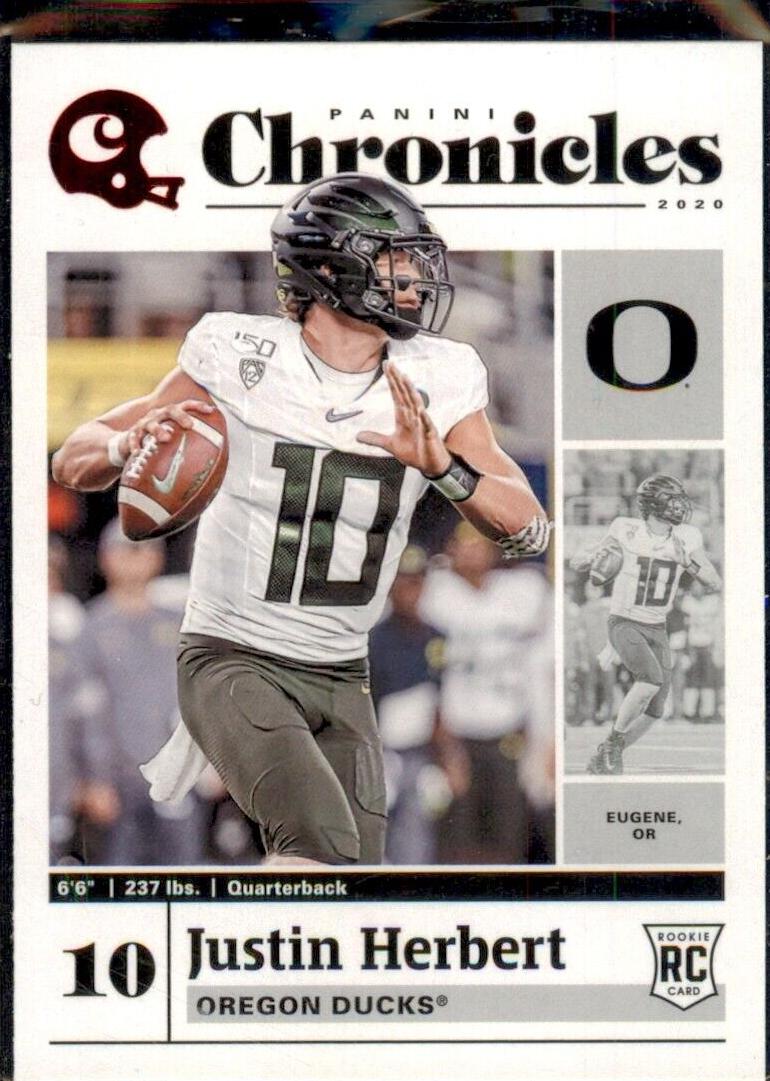 2020 Justin Herbert [Red] #5