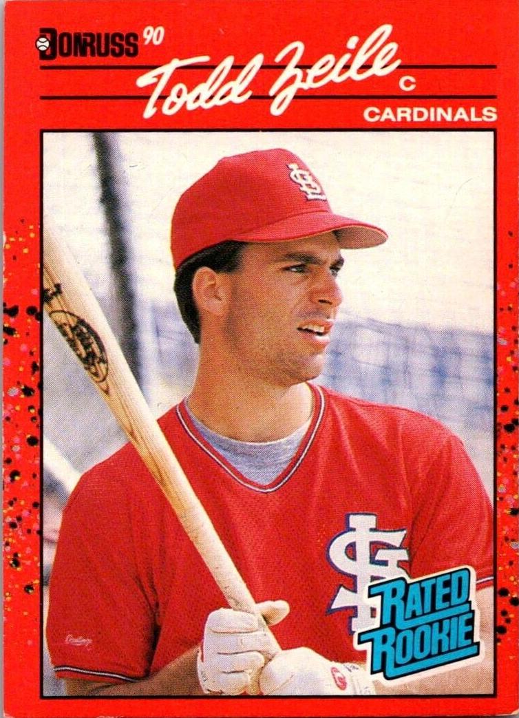 1990 Donruss Todd Zeile #29 card