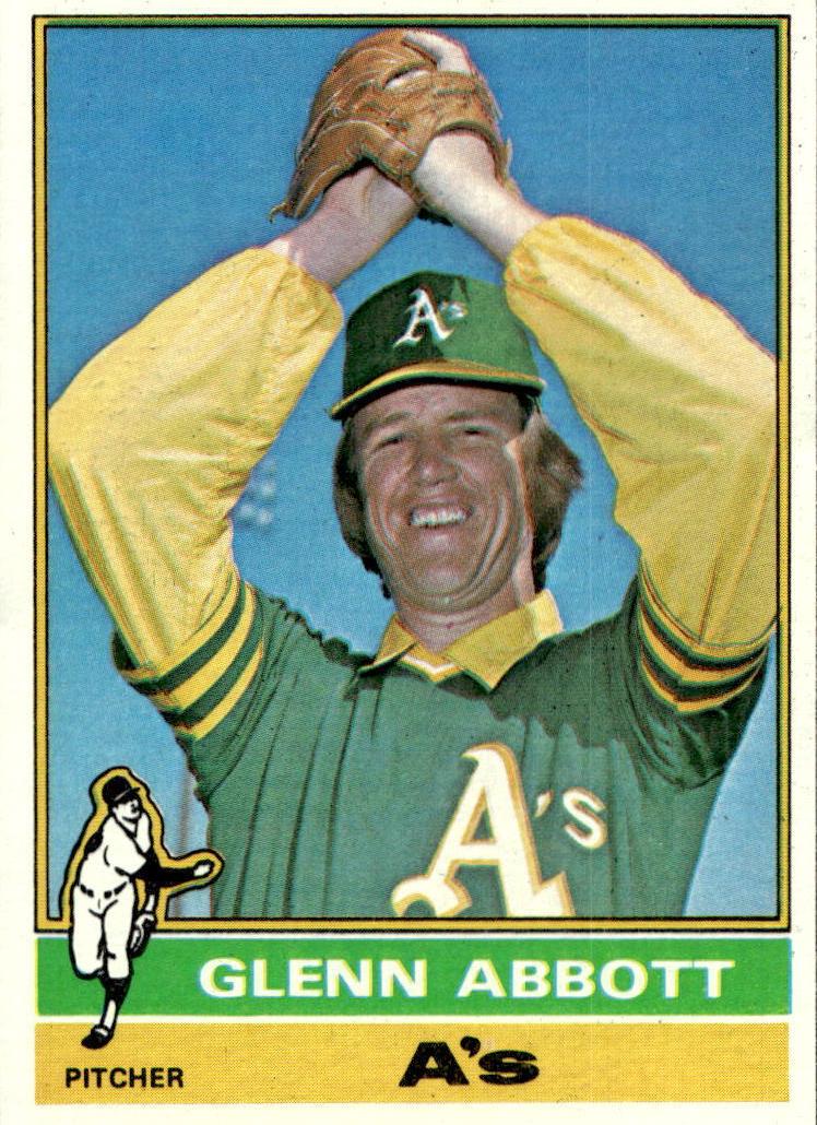 1976 Topps Glenn Abbott #322 card