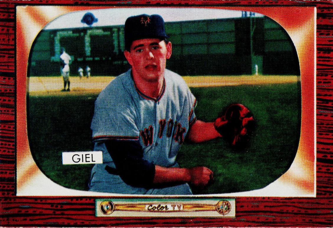 1955 Bowman Paul Giel #125 card
