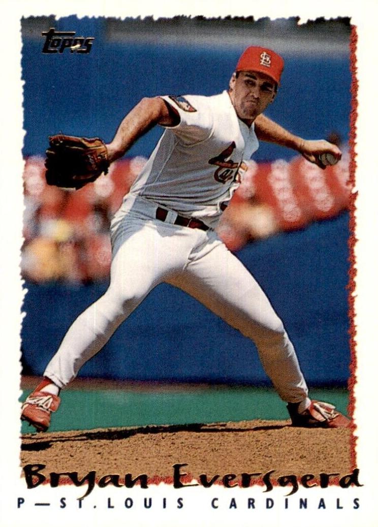 1995 Topps Bryan Eversgerd #481 card