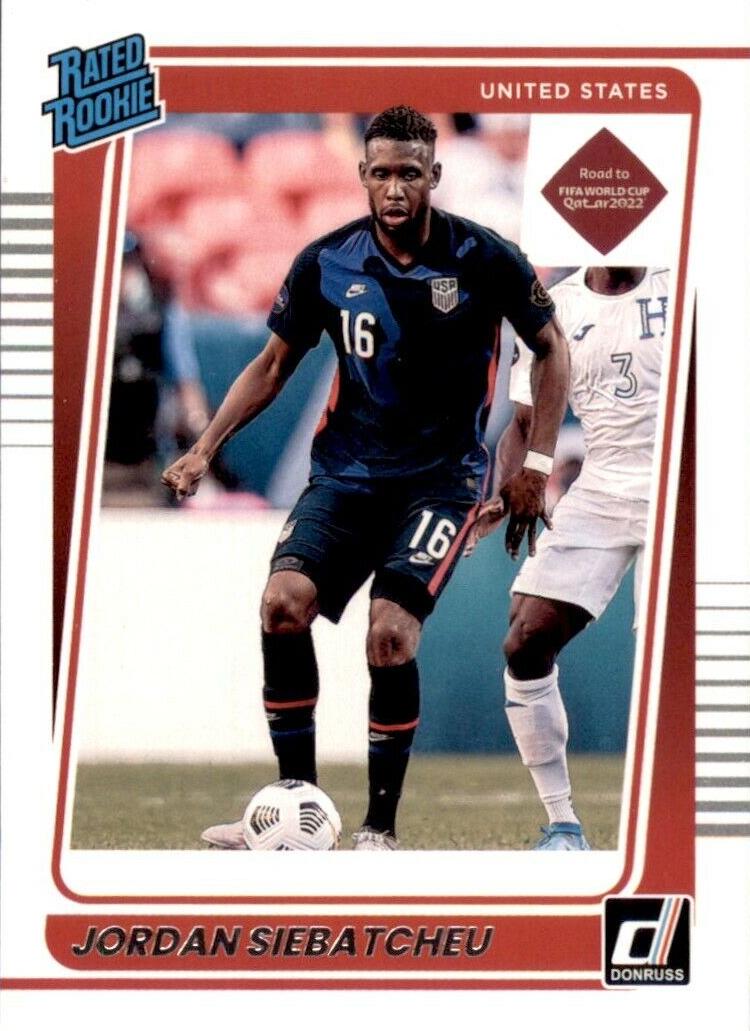 2021 Panini Donruss Road to Qatar Jordan Siebatcheu #10 card