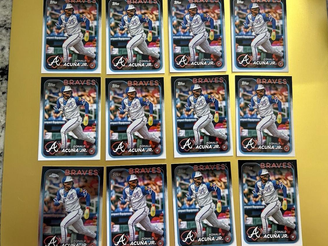 Ronald Acuna Jr. 2024 Topps Chrome Baseball card