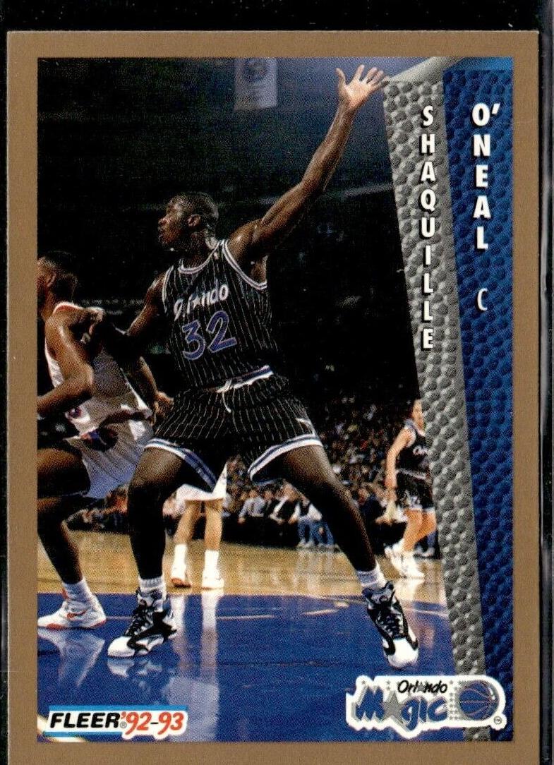 1992 Fleer Drake's Shaquille O'Neal #37 card