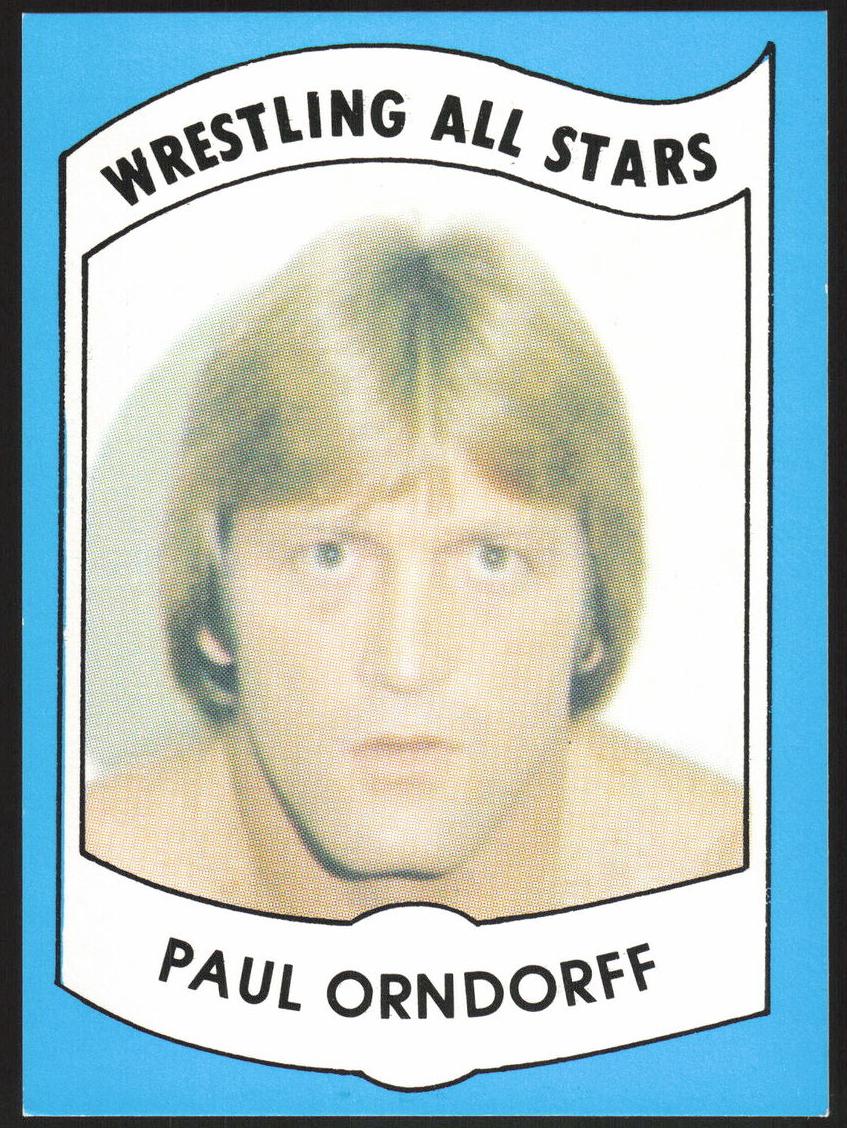 1982 Wrestling All Stars Series B Paul Orndorff #12 card