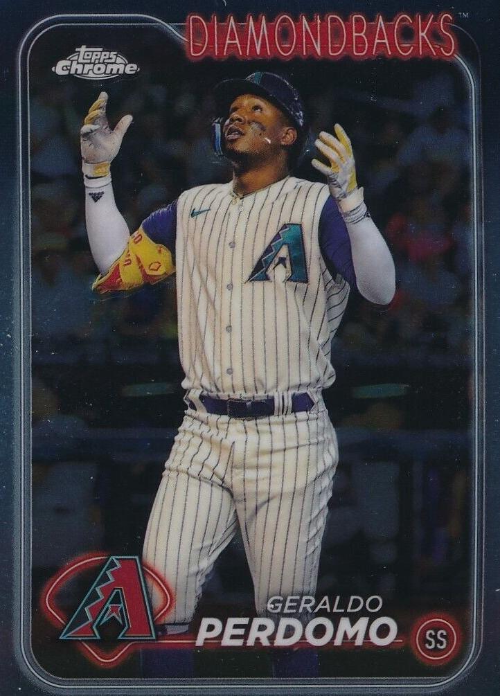 Geraldo Perdomo 2024 Topps Chrome Baseball card