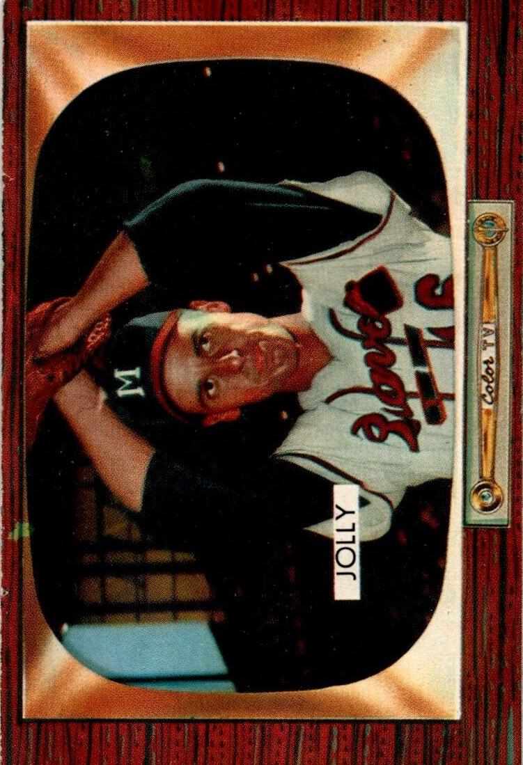 1955 Bowman Dave Jolly #71 card