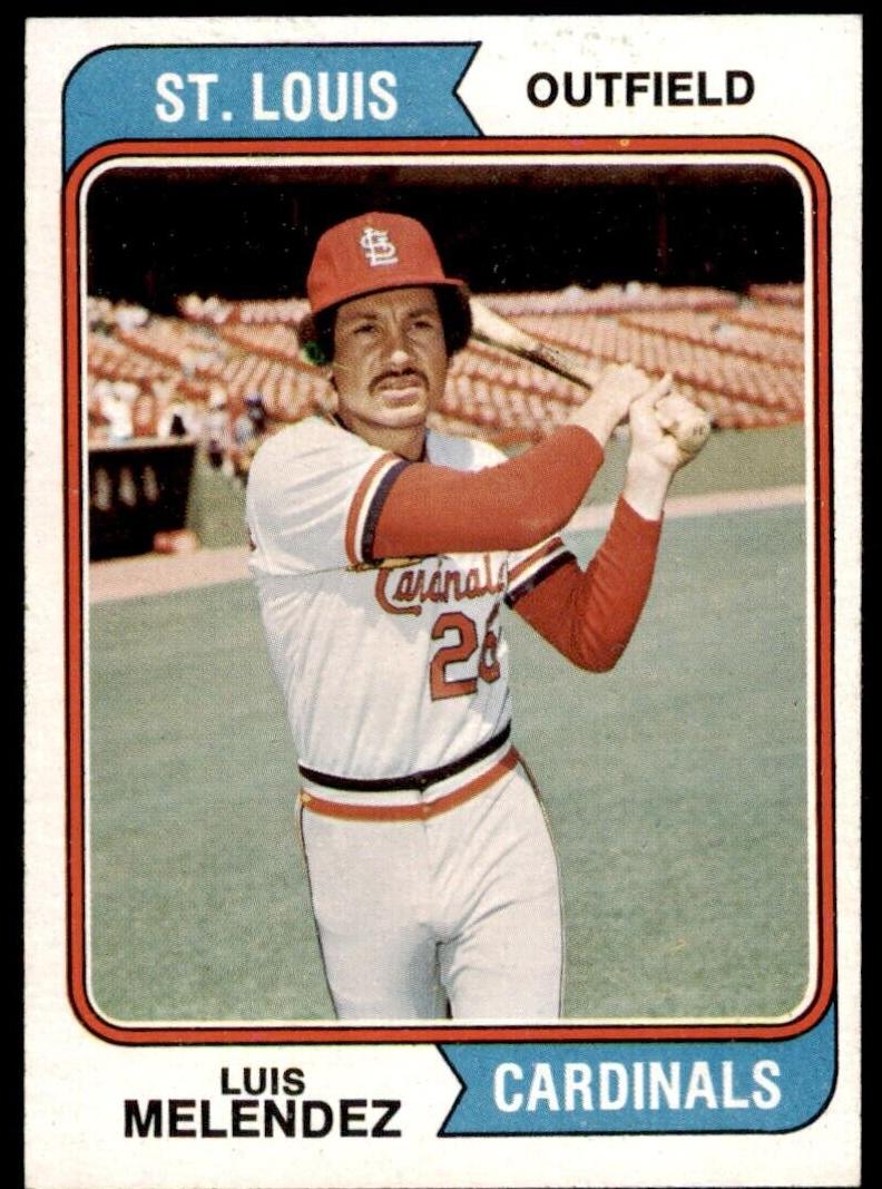 1974 Topps Luis Melendez #307 card