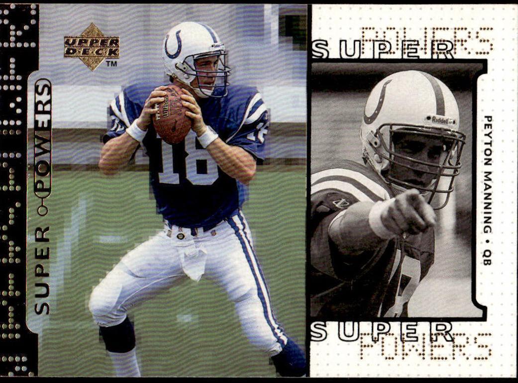 1998 Upper Deck Super Powers Peyton Manning #S16 card
