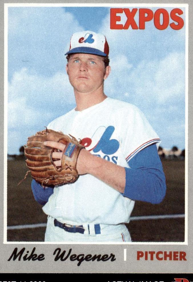 1970 Topps Mike Wegener #193 card