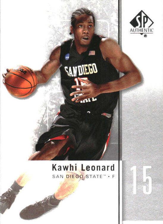 Kawhi Leonard 2011 SP Authentic Basketball