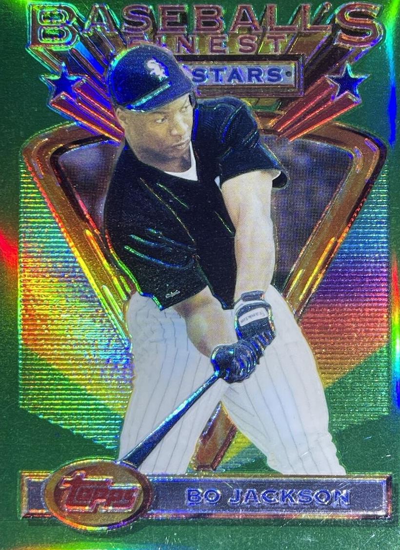 1993 Topps Finest Bo Jackson [Refractor] #91 card