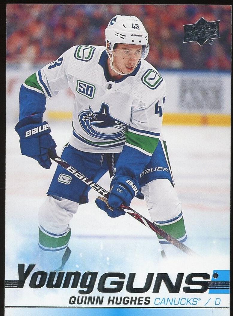 2019 Upper Deck Young Guns #249 Hughes front