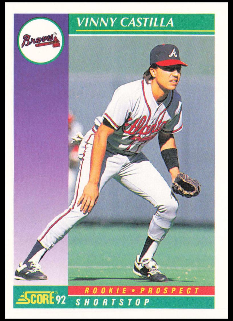 1992 Score Vinny Castilla #860 card