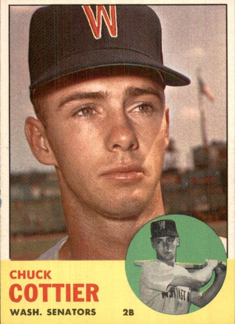1963 Topps Chuck Cottier #219 card