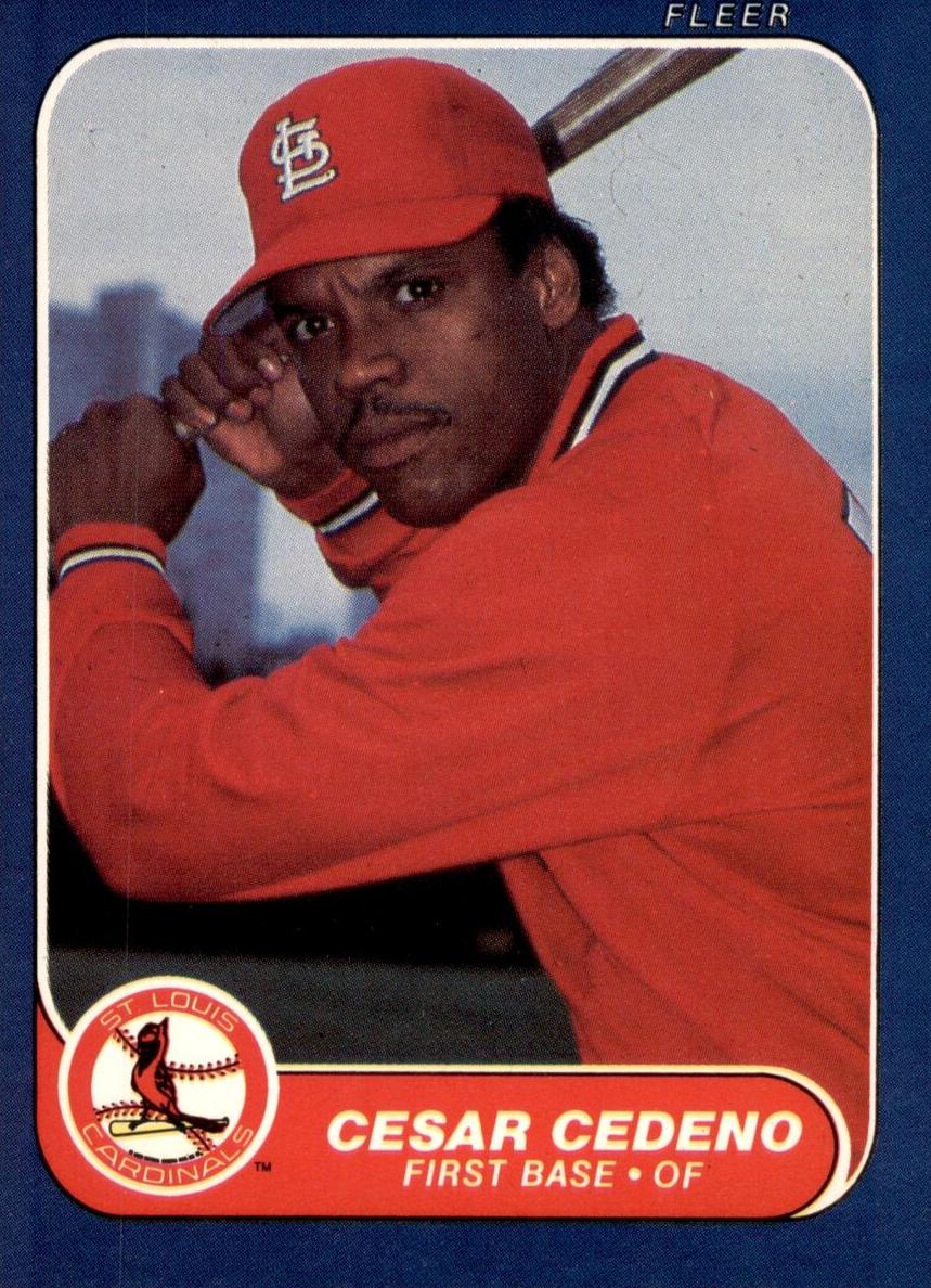 1986 Cesar Cedeno #29