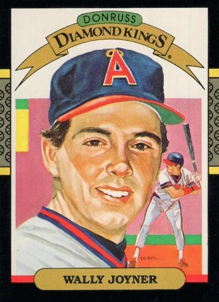 Wally Joyner 1987 Donruss Diamond King Baseball