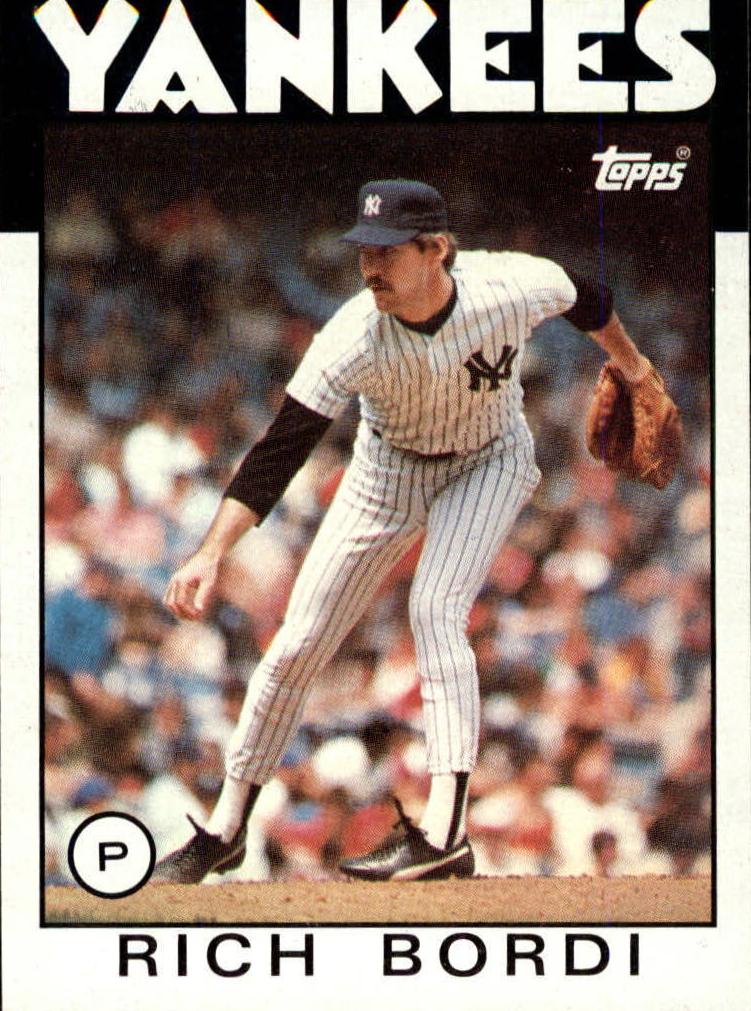 1986 Topps Rich Bordi #94 card