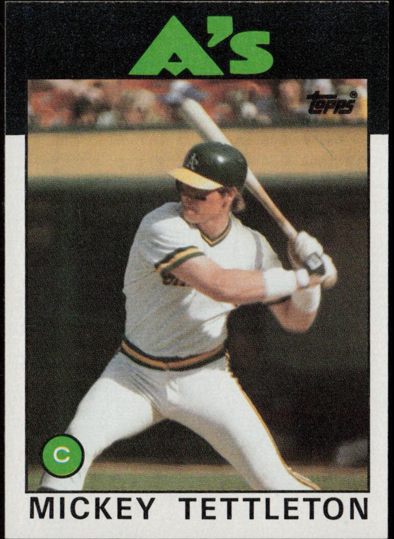 1986 Topps Mickey Tettleton #457 card