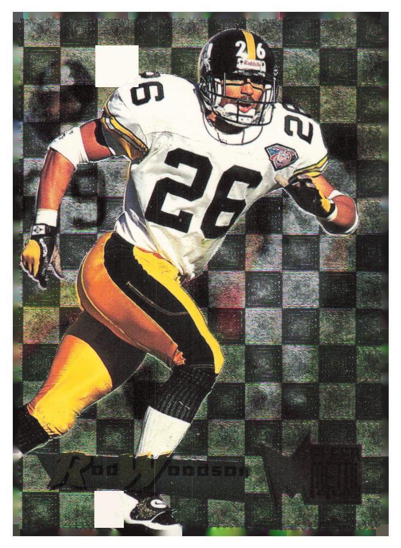 1995 Fleer Metal Rod Woodson #157 card