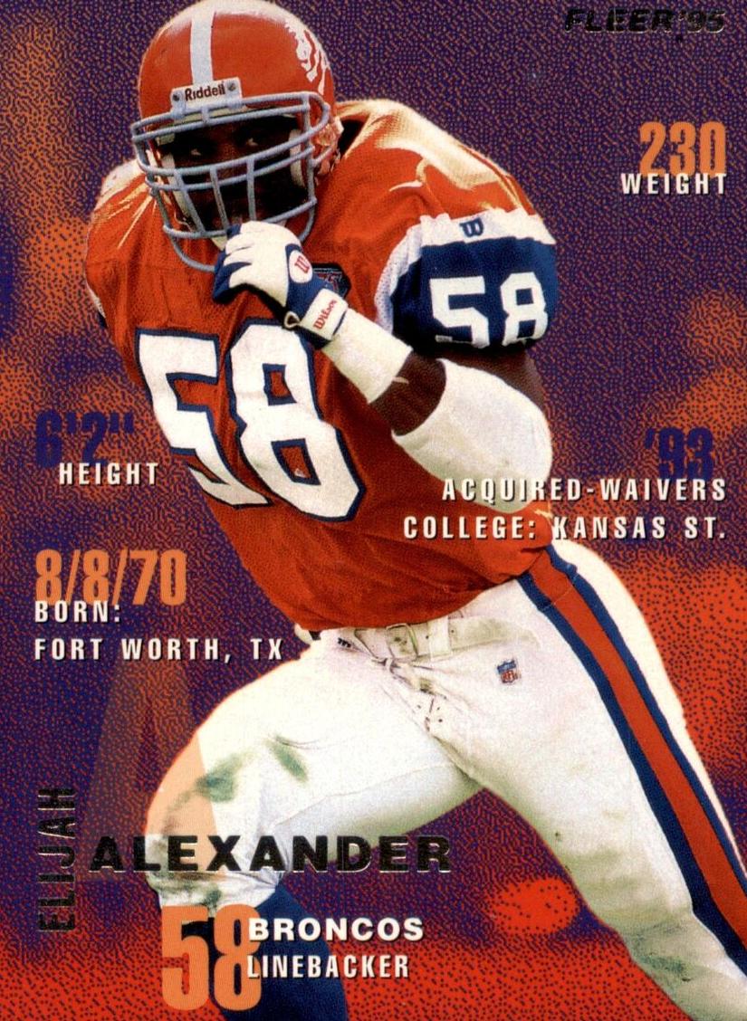1995 Elijah Alexander #105