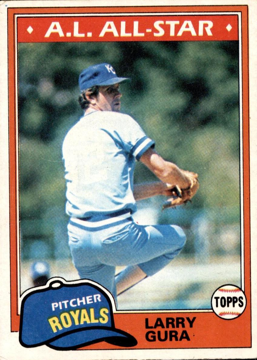 1981 Topps Larry Gura #130 card