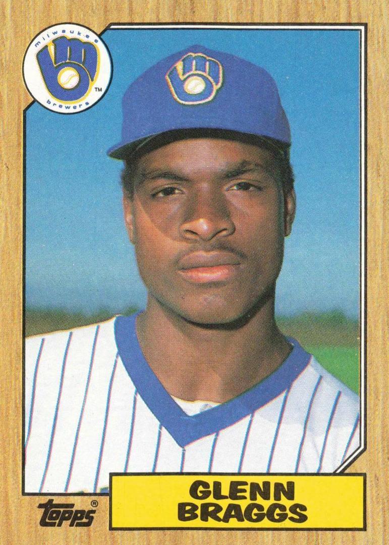 1987 Topps Glenn Braggs #622 card