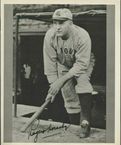 1934 R310 Butterfinger Premiums Rogers Hornsby #NNO card