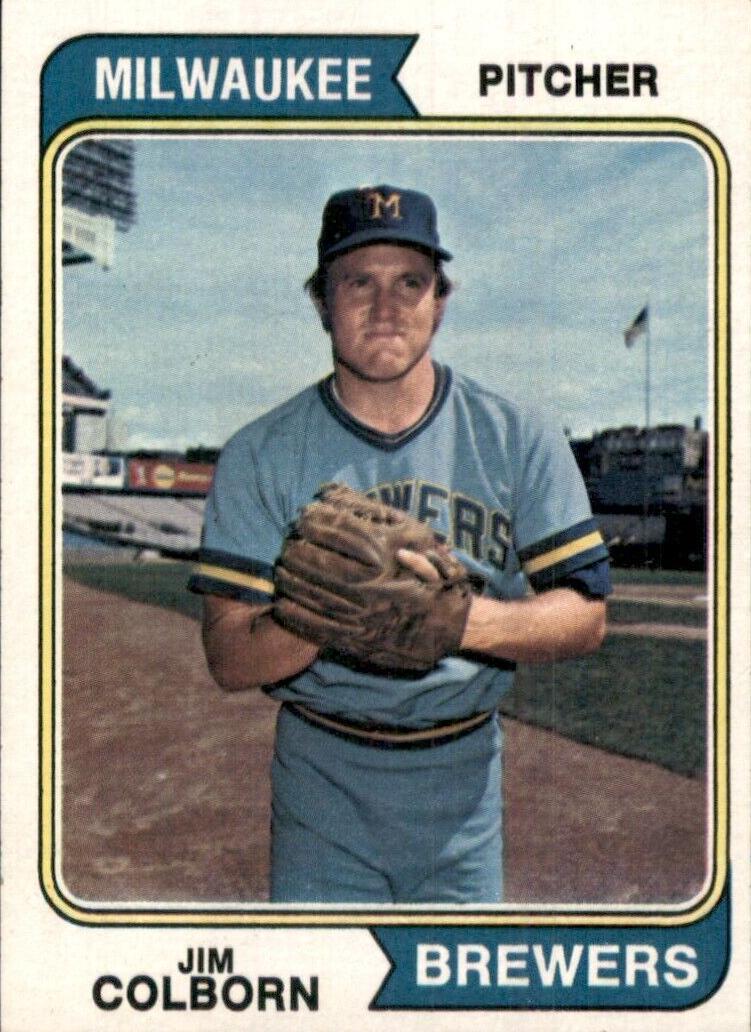 1974 Topps Jim Colborn #75 card