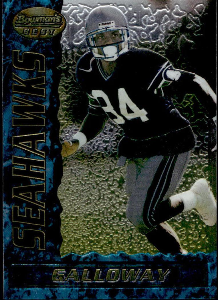 1995 Bowman's Best Joey Galloway #8 card