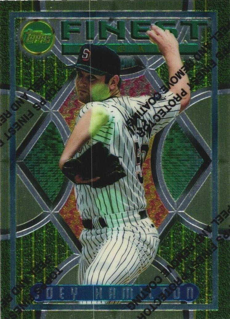 1995 Topps Finest Joey Hamilton #10 card