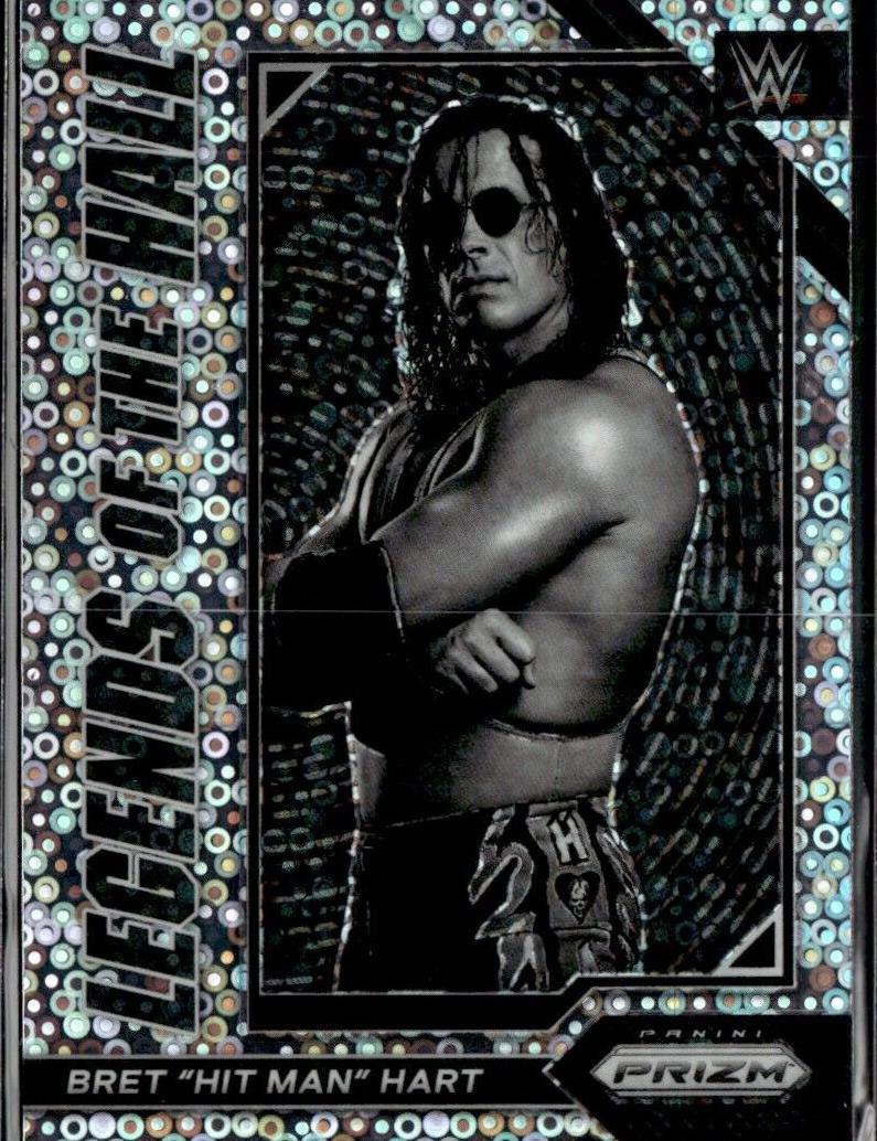 2023 Panini Prizm WWE Bret "Hit Man" Hart #10 card