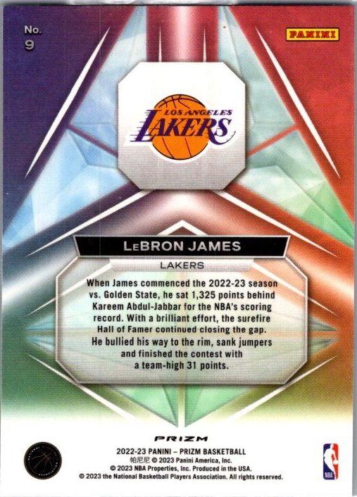 2022 LeBron James [Cubic] #9