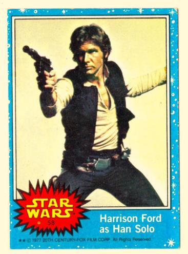 1977 Topps HAN SOLO #58 Harrison front