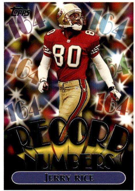 1999 Topps Jerry Rice #RN8 card