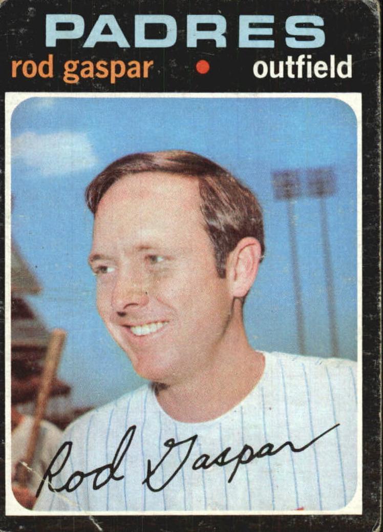 1971 Topps Rod Gaspar #383 card