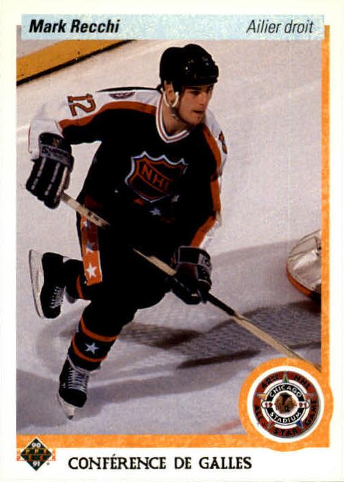 1990 Upper Deck Mark Recchi #487 card