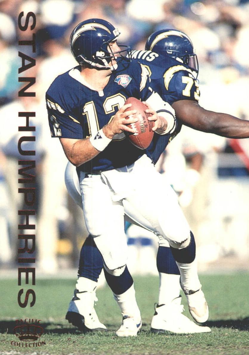 1995 Pacific Gridiron Stan Humphries #17 card