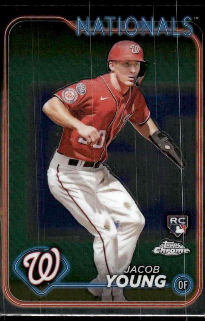 Jacob Young 2024 Topps Chrome Baseball card