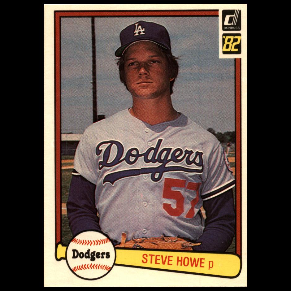 1982 Donruss Steve Howe #158 card