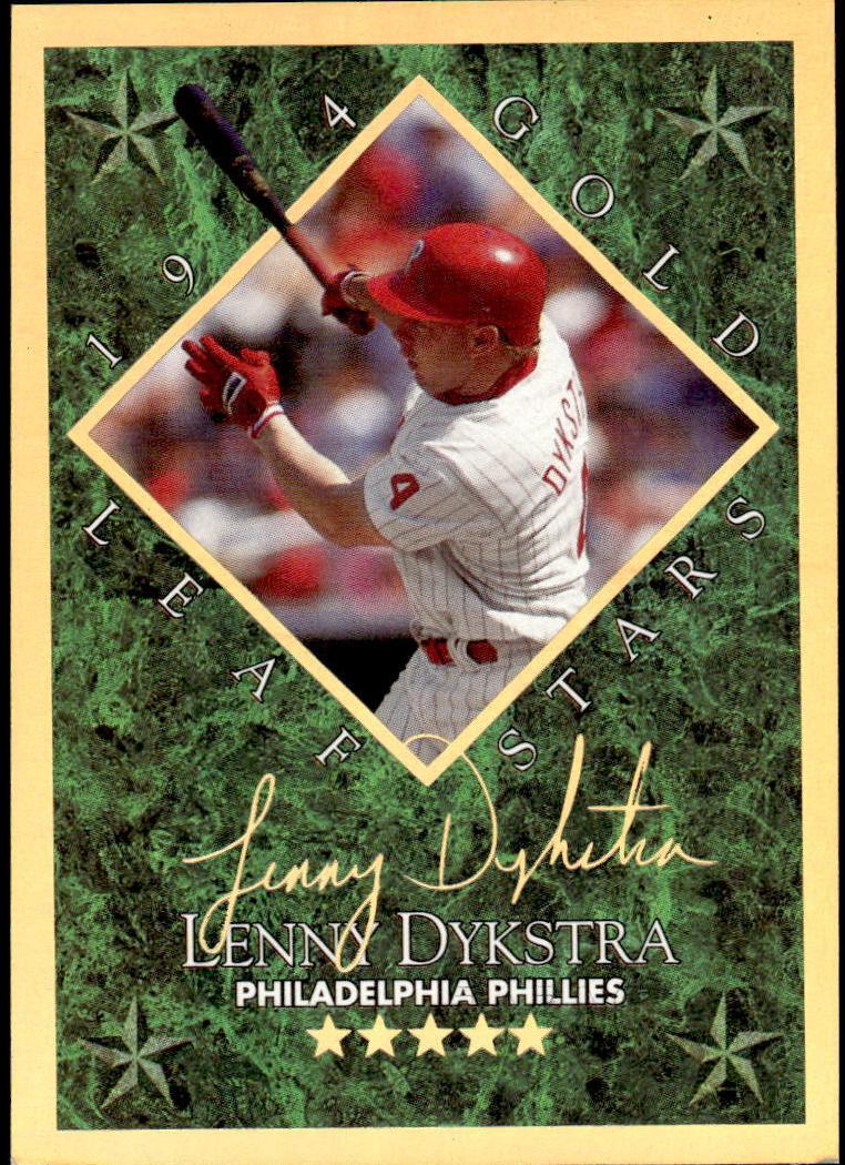 1994 Leaf Lenny Dykstra #5 card